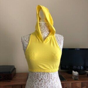 Danskin Cropped yellow hoodie